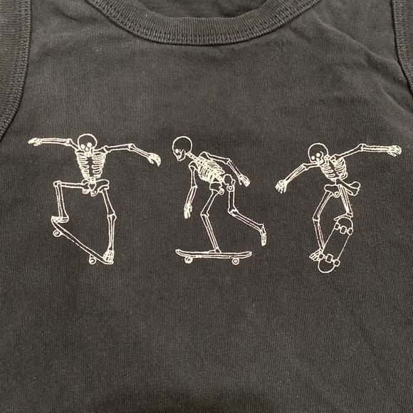 Tilly’s Black Skeleton Tank Top! - Picture 2 of 4